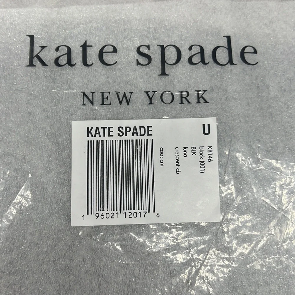 Kate Spade Luna Crescent Crossbody Black